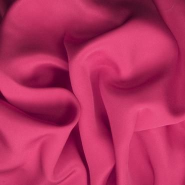 DOUBLE CREPE DYED FUCHSIA