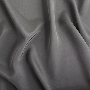 DOUBLE CREPE DYED GRAPHITE