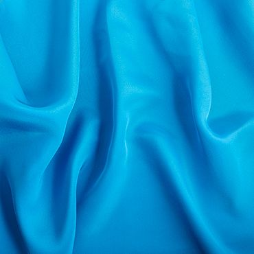 DOUBLE CREPE DYED KINGFISHER