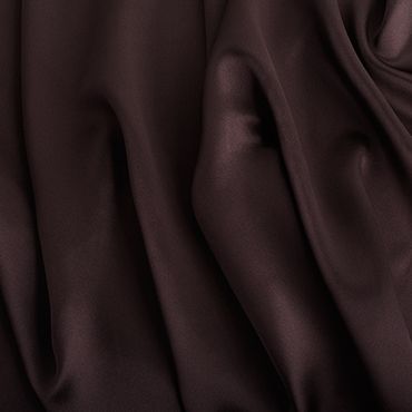 CREPE SATIN AUBERGINE