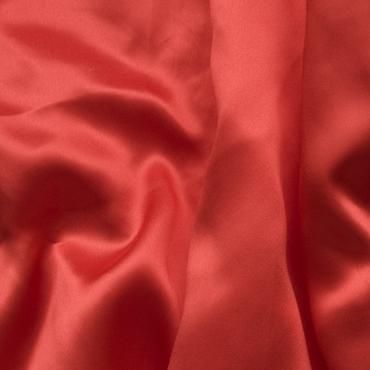 CREPE SATIN VERMILLION