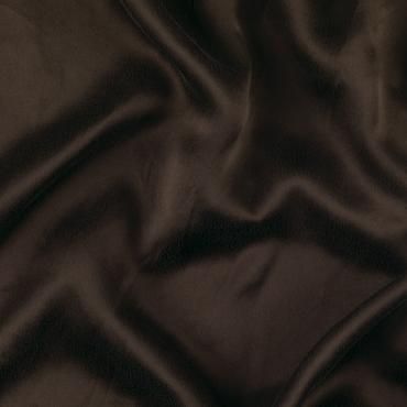 CREPE SATIN DYED S/WASHED CHOCOLATE