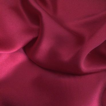 CREPE SATIN DYED S/WASHED POPPY