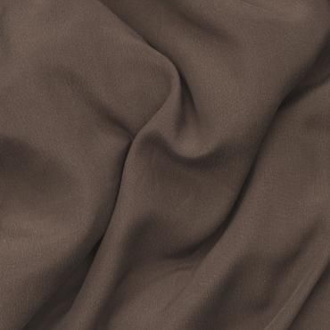CREPE DE CHINE DYED CHOCOLATE
