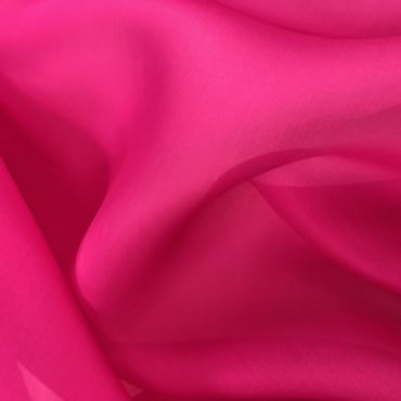 SATIN ORGANZA CERISE