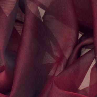 ORGANZA BURGUNDY
