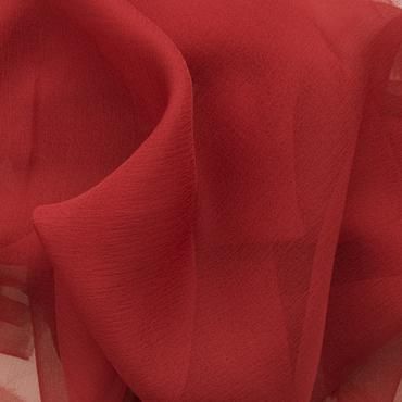 FRENCH CHIFFON CARDINAL