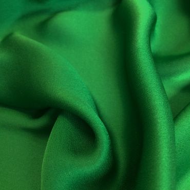 CHIFFON SATIN EMERALD