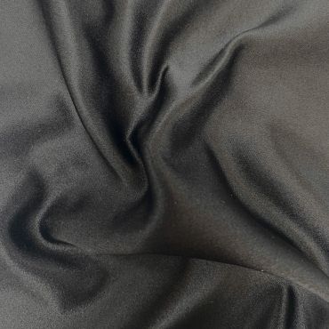 DUCHESS SATIN DYED BLEND BLACK
