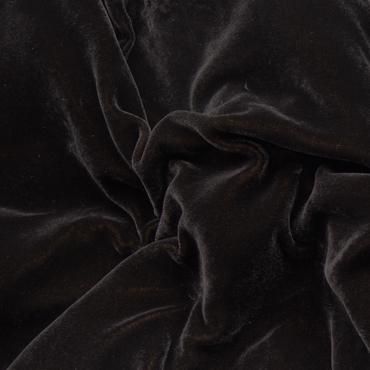 VISCOSE/SILK VELVET CHOCOLATE