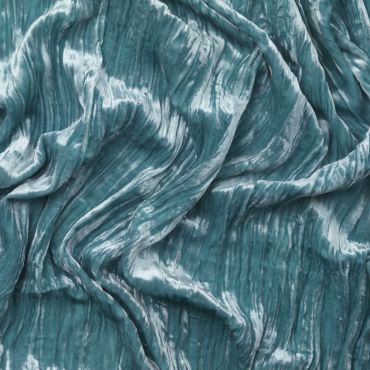 CRUSHED VELVET AQUA