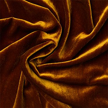 VISCOSE/SILK VELVET CHESTNUT