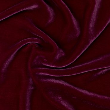 VISCOSE/SILK VELVET RASPBERRY