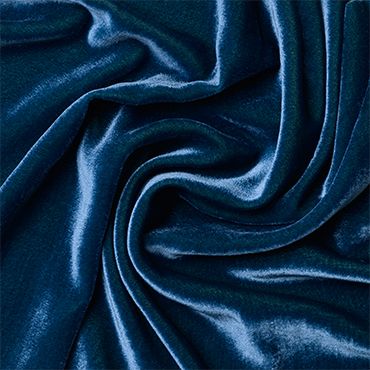 VISCOSE/SILK VELVET SEA MIST