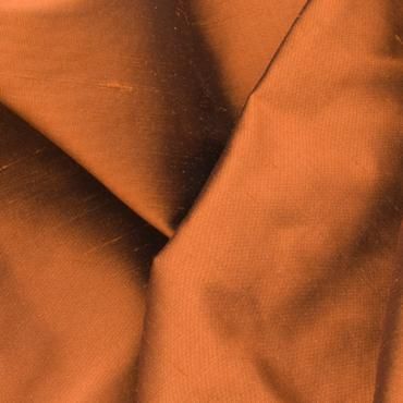 INDIAN DOUPPION BURNT ORANGE