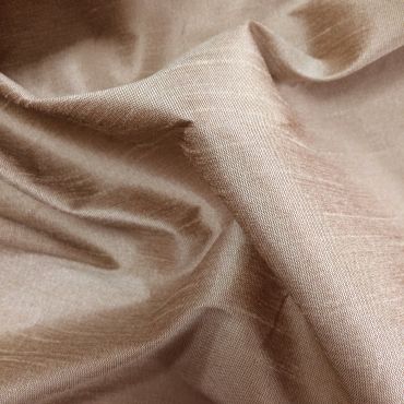 POLYESTER DOUPPION BEIGE