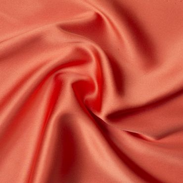 STRETCH SATIN CORAL