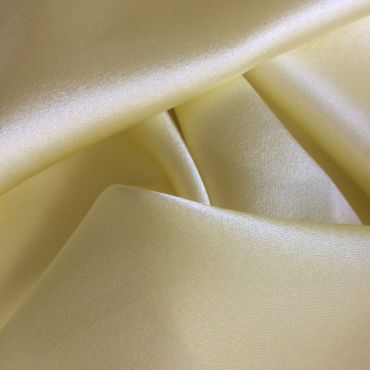 STRETCH SATIN BUTTERMILK