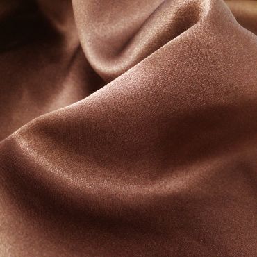 STRETCH SATIN CHOCOLATE