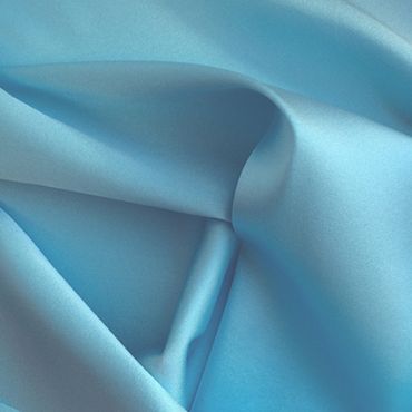 STRETCH SATIN AQUA