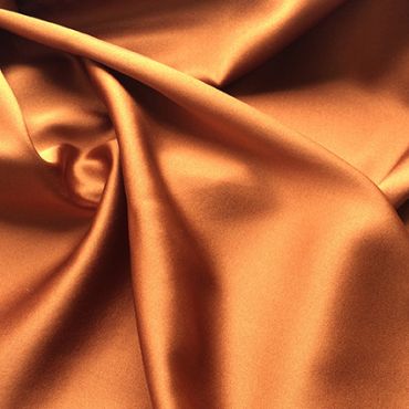 STRETCH SATIN CHESTNUT