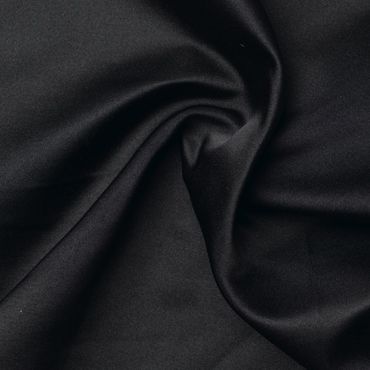 DOUBLE FACED SATIN BLACK