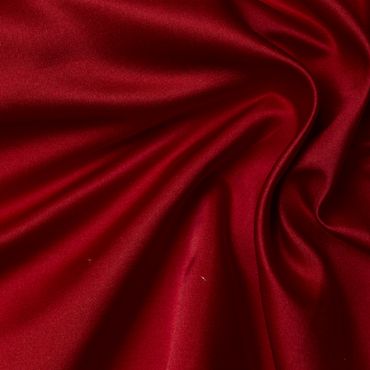 DOUBLE FACED SATIN RED