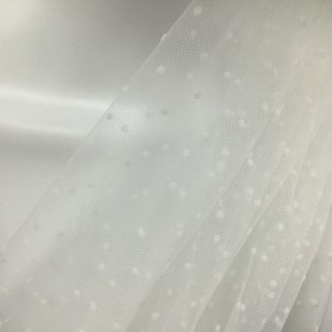 TULLE SPOT IVORY