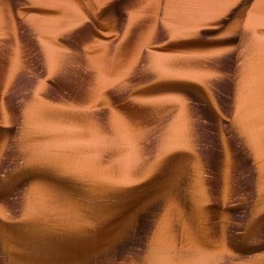 INDIAN DOUPPION BURNT ORANGE
